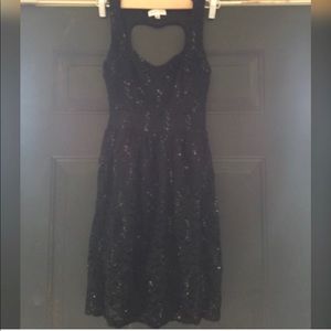 Emerald Sundae Black sequin Dress